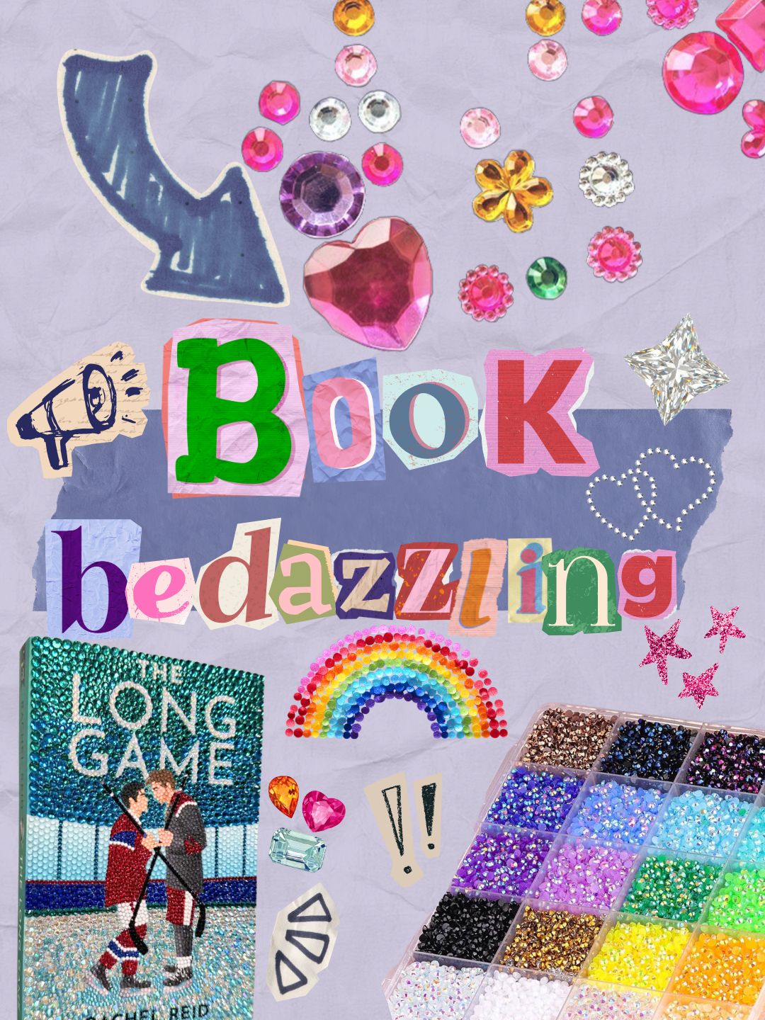 Book Bedazzling Crafting Night