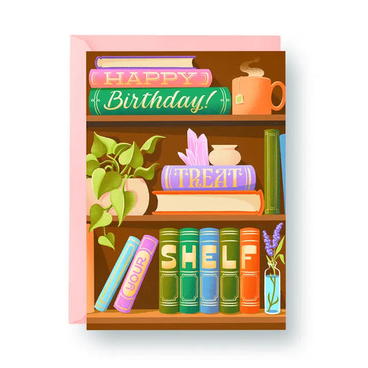 Treat Your Shelf Birthday Card