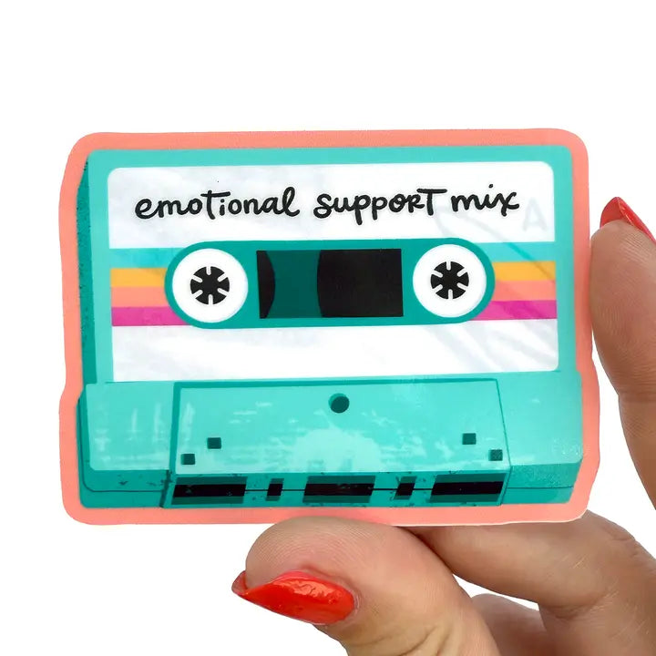 Emotional Support Mixtape Sticker