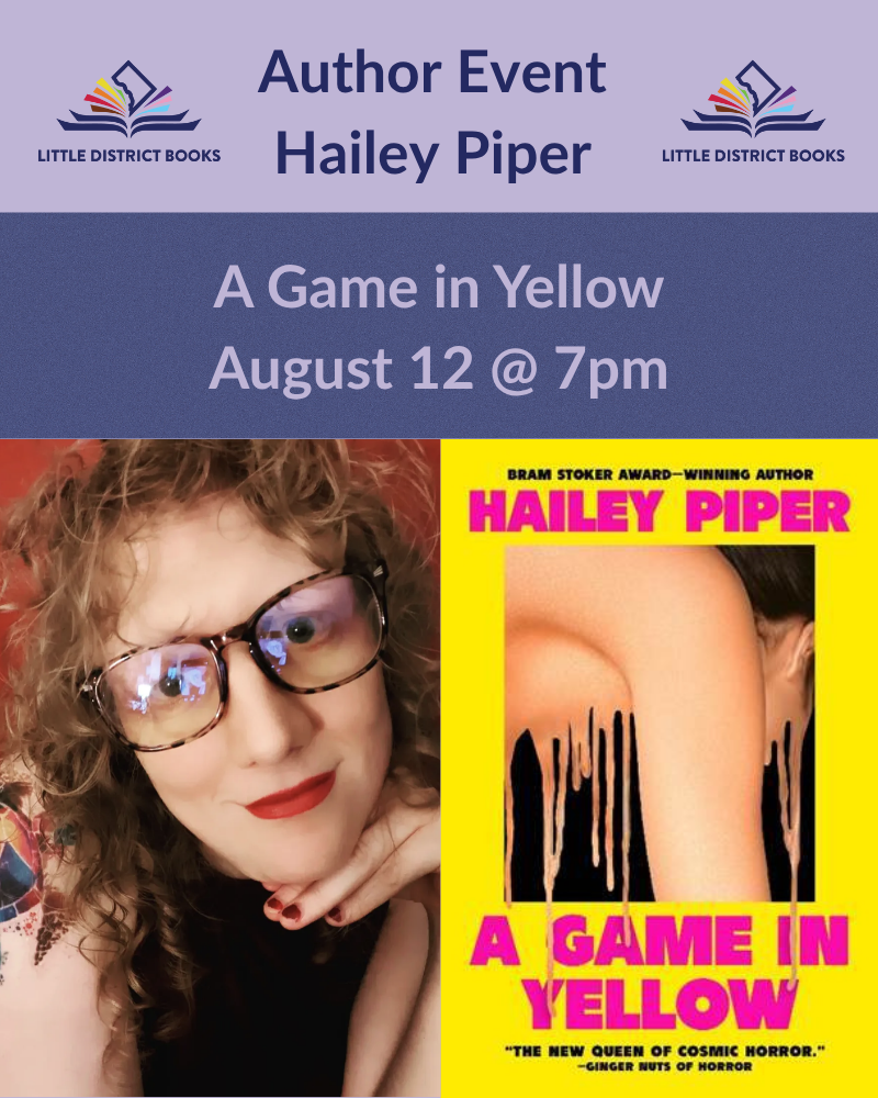 A Game in Yellow Release Event with Hailey Piper