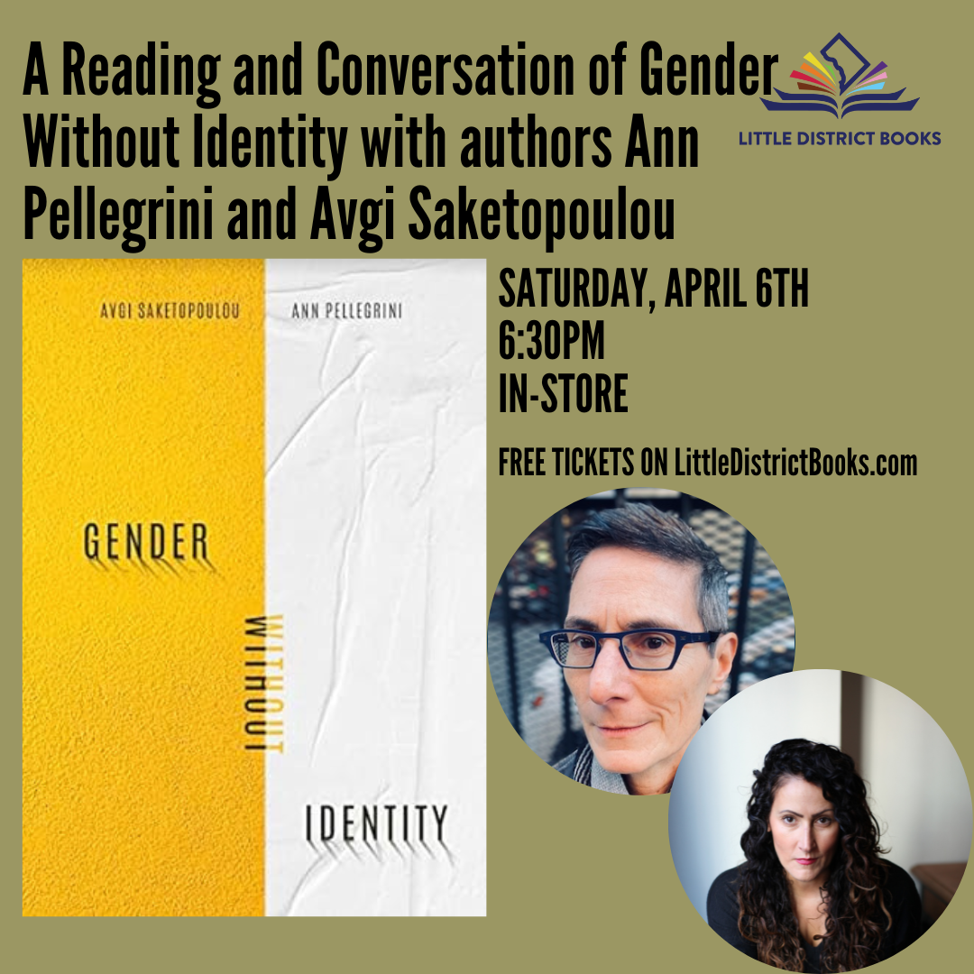 Gender Without Identity Author Event