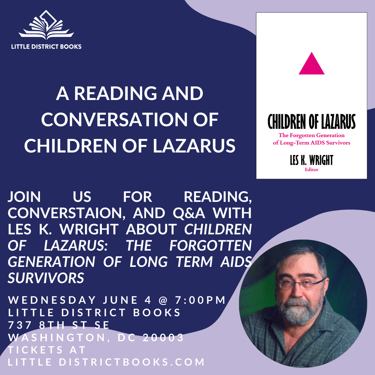 Author Talk with Les K. Wright