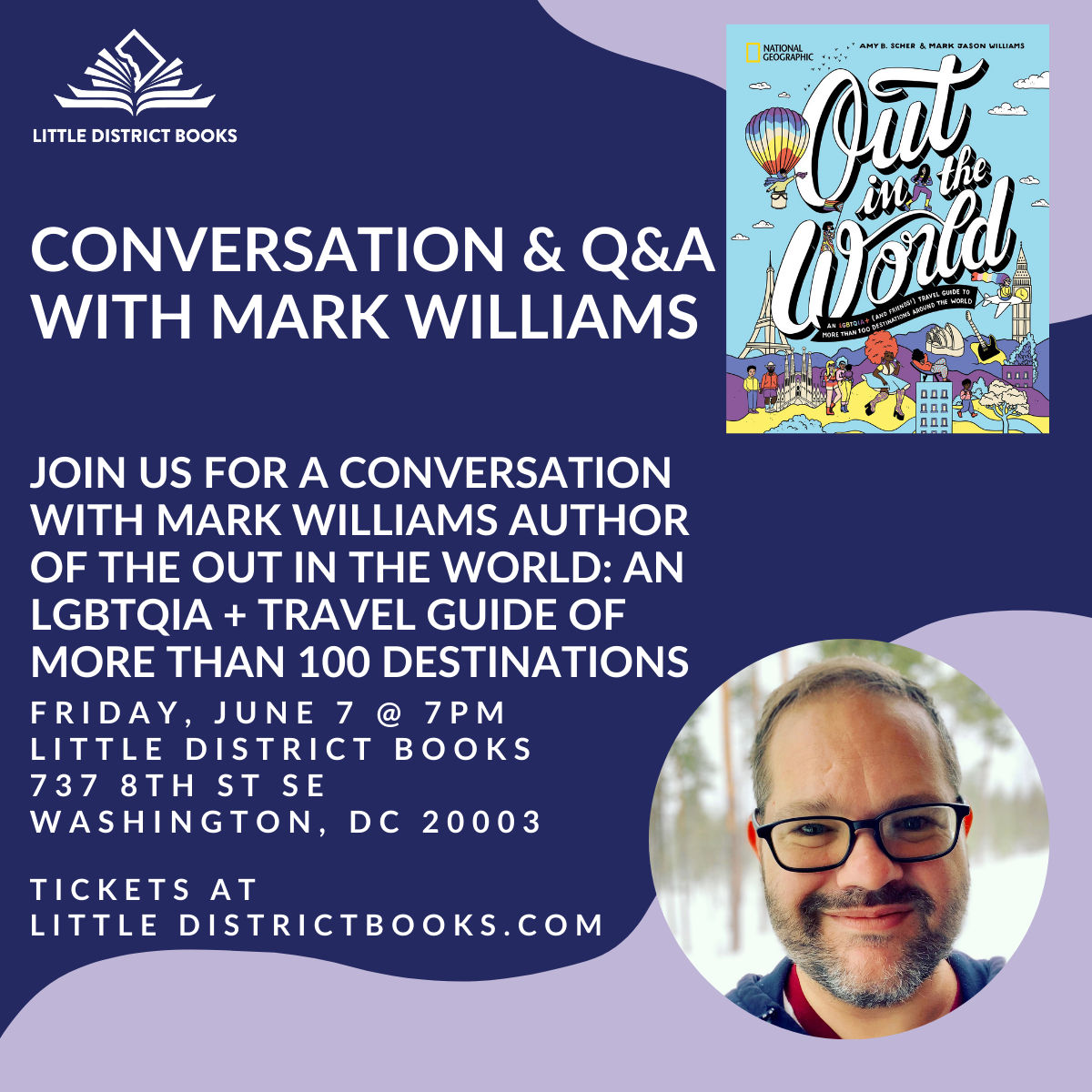 Conversation and Q&A with Mark Williams