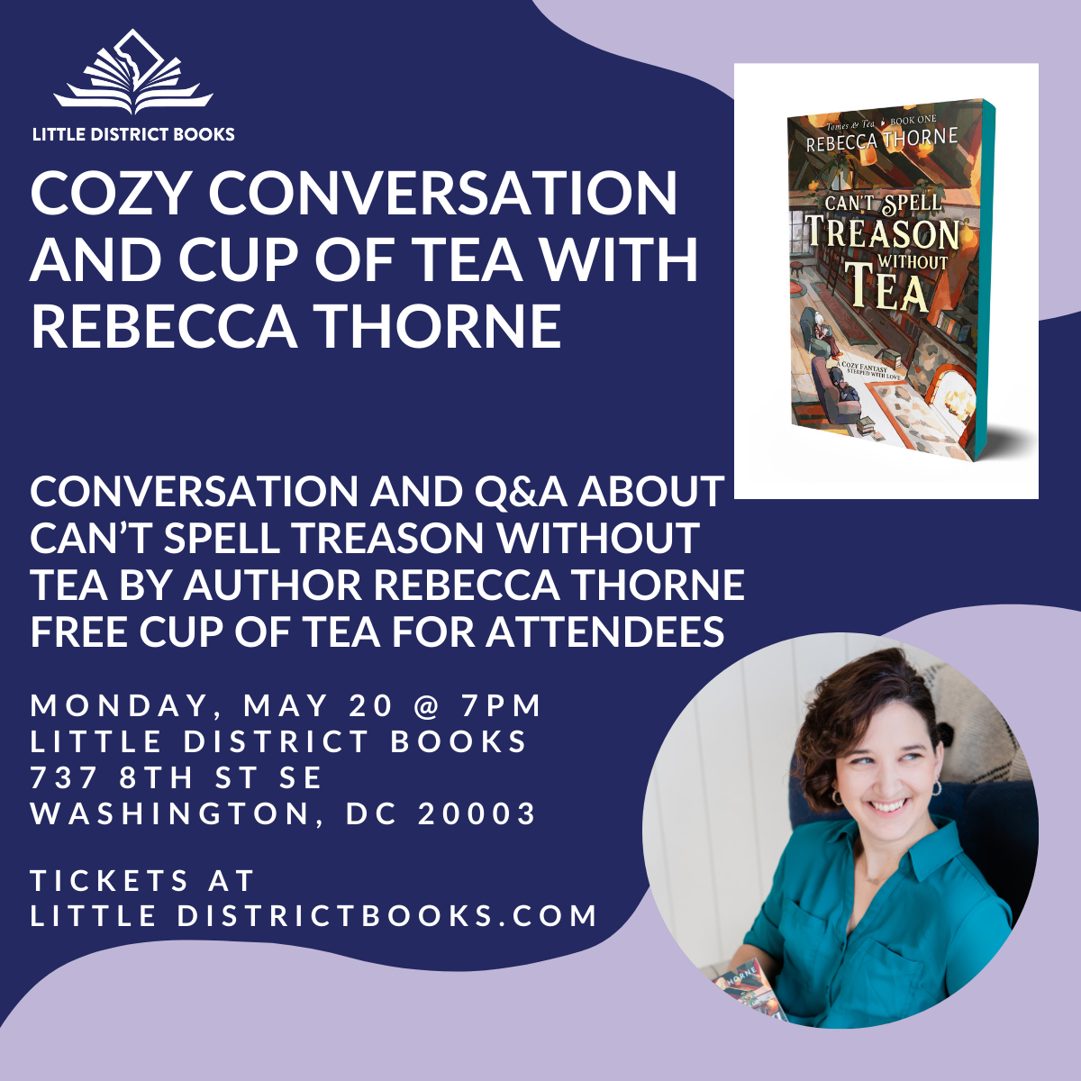 Cozy Conversation and Cup of Tea with Rebecca Thorne