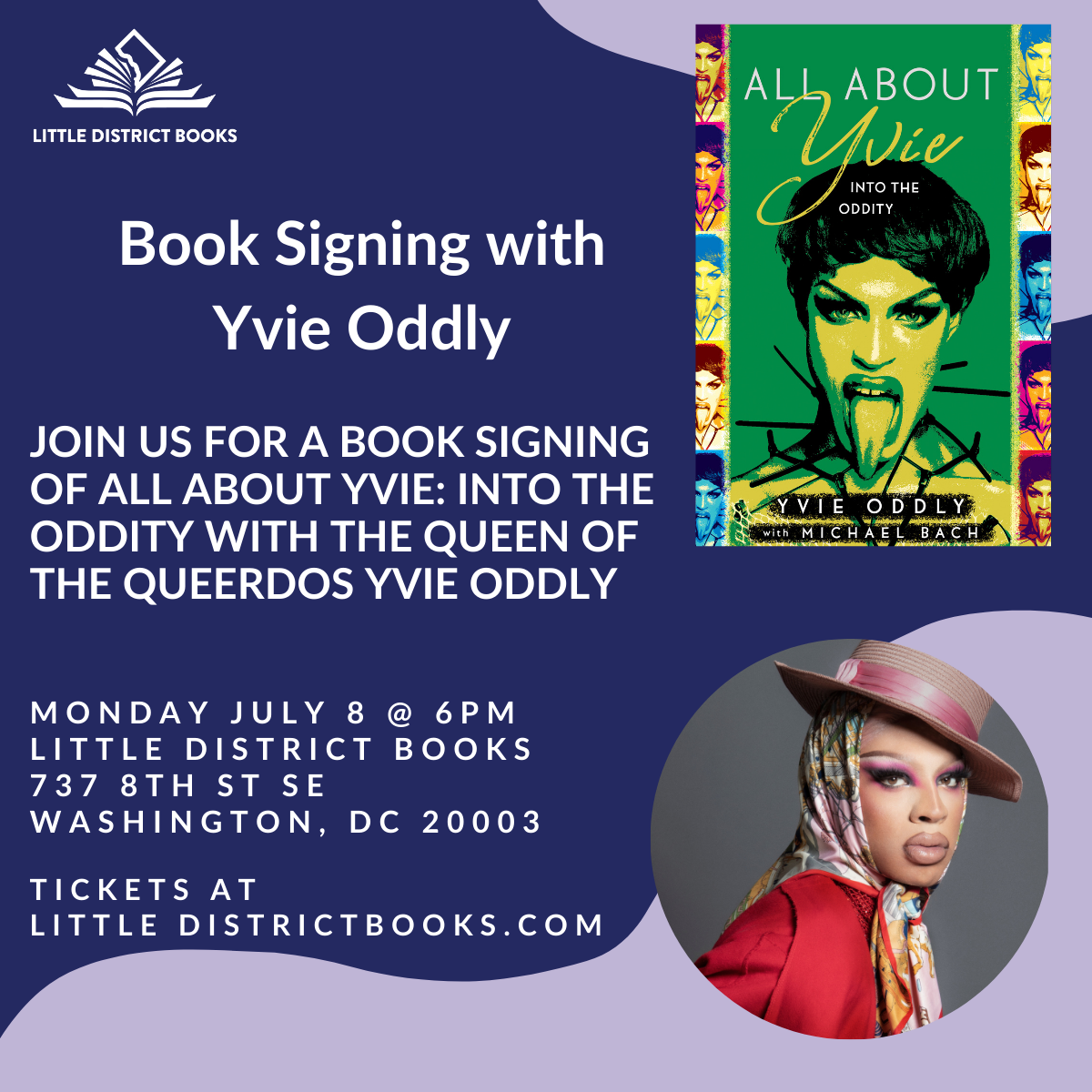 Yvie Oddly Book Signing