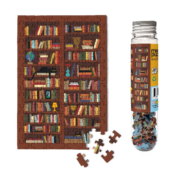 Bookcase Mini Jigsaw Puzzle