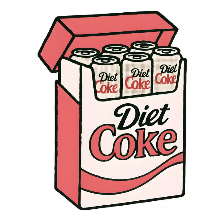 Diet Coke Six Pack Sticker