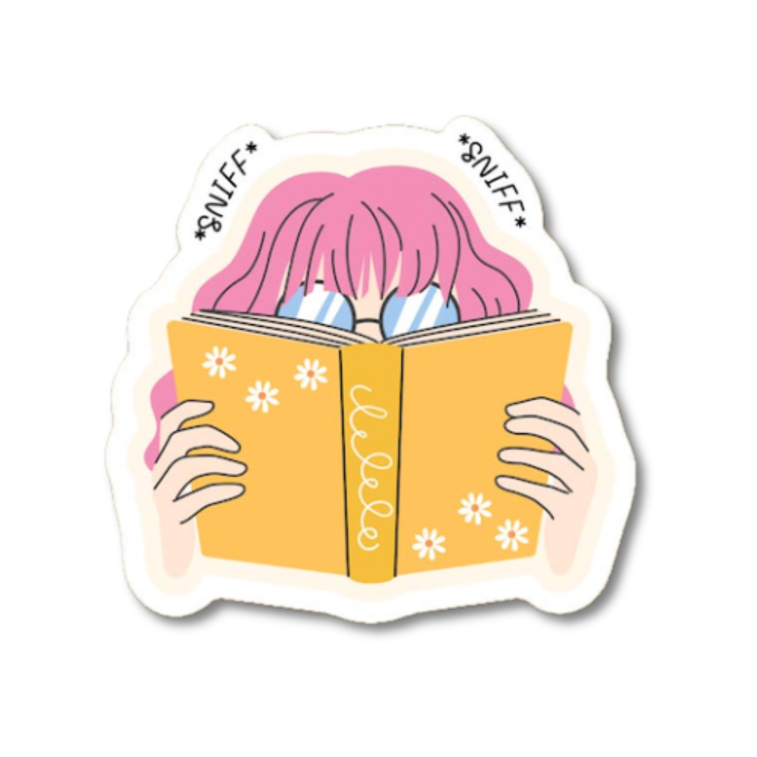 Book Smell Sticker