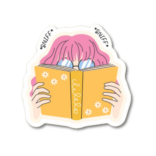 Book Smell Sticker