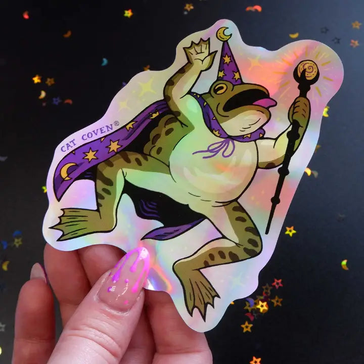 Toad / Frog Wizard Sticker
