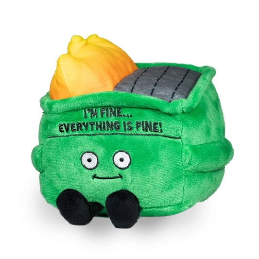 "I'm Fine ... Everything is Fine!" Dumpster Fire Book Plush