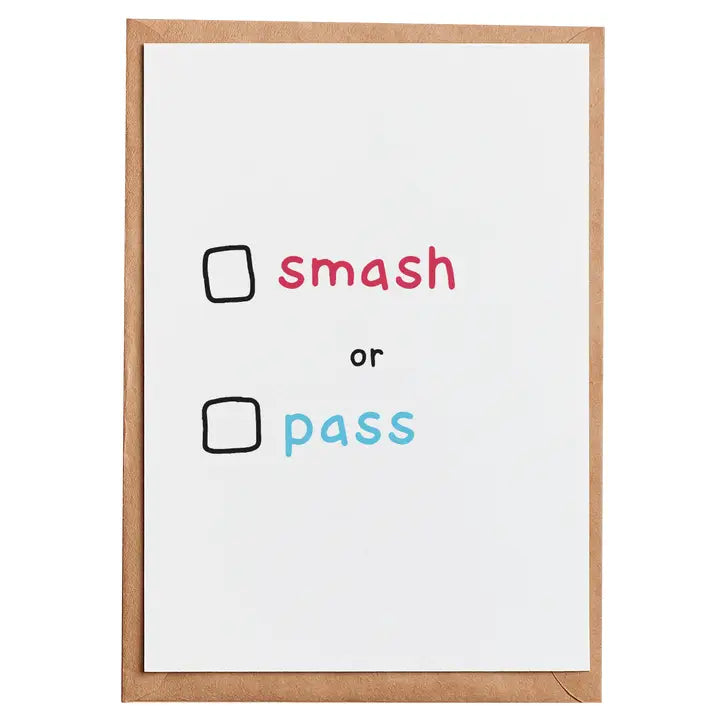 Smash or Pass Card