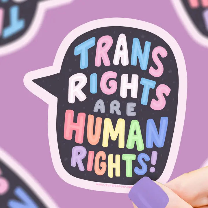 Trans Rights Are Human Rights Sticker