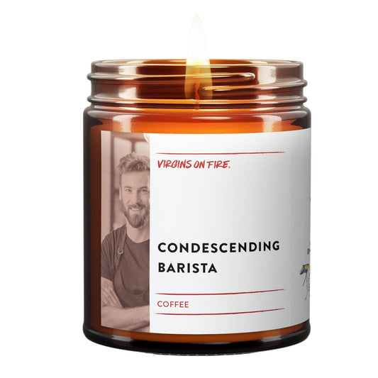 Condescending Barista Candle