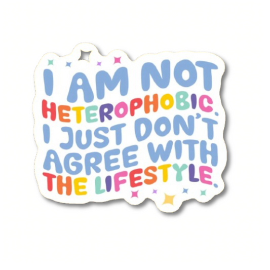 Heterophobic Lifestyle Sticker