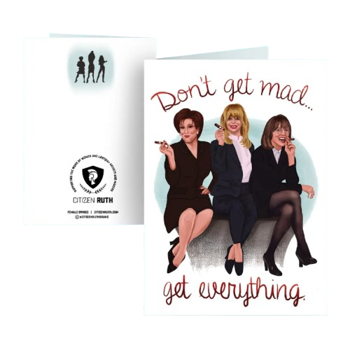 Don't Get Mad, Get Everything Card