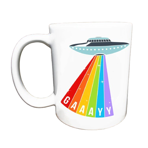Gay Rays UFO Mug
