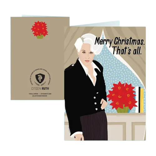 Merry Christmas. That's all. Card