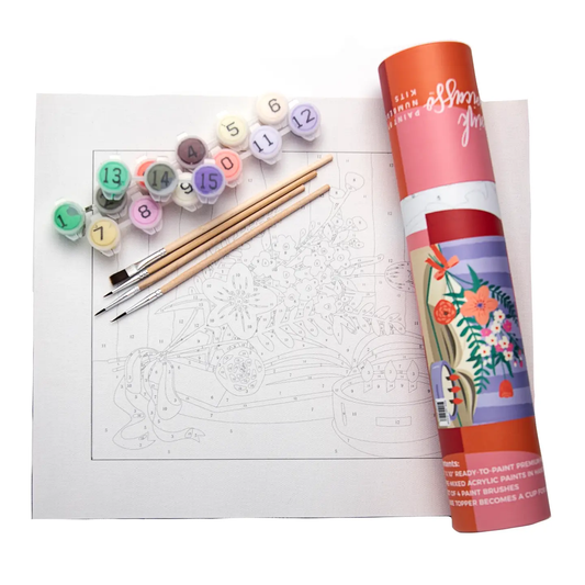 "Pages To Petals" Paint By Numbers Kit