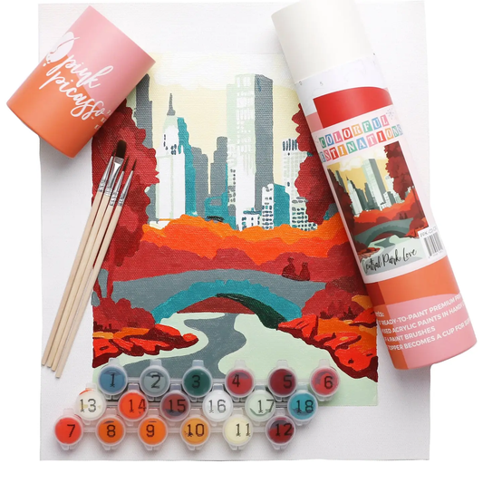 "Central Park Fall in Love" Paint By Numbers Kit