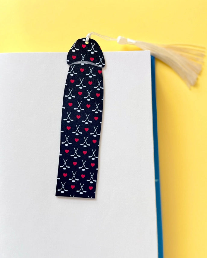 "I Love Hockey" Cockmark Bookmark