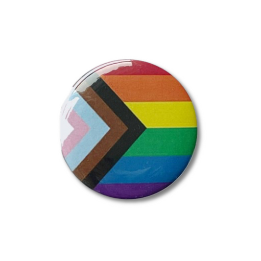 Progress Pride Button Pin