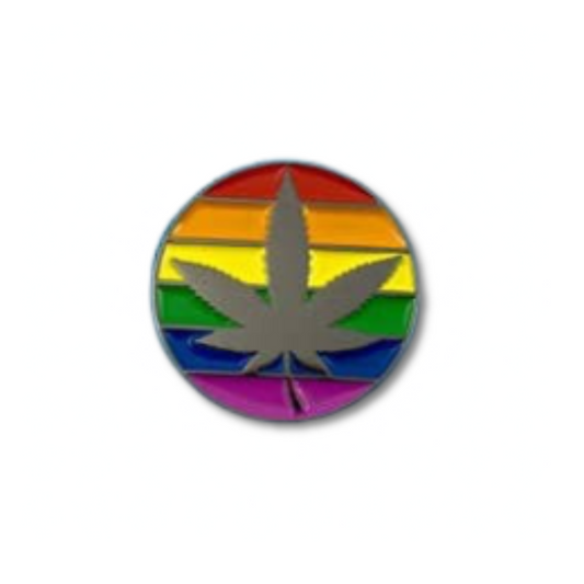 Pride Cannabis Pin