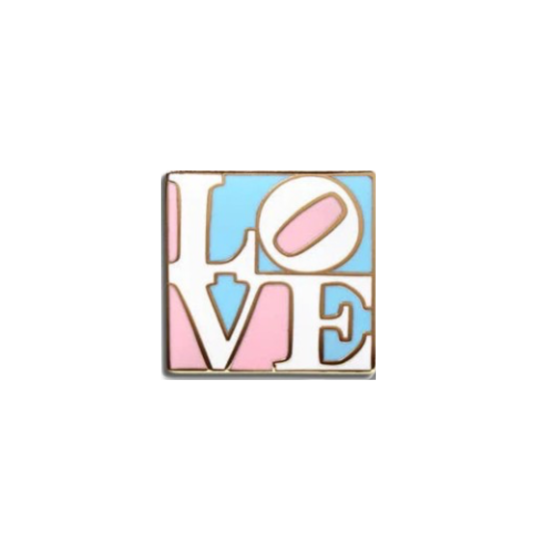 Trans Love Pin – Little District Books
