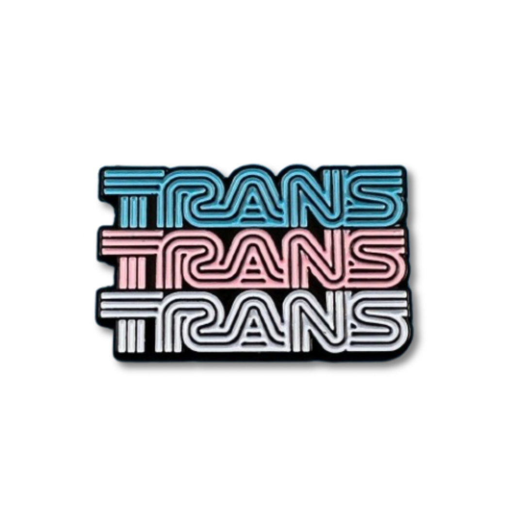 Trans Vintage Pin