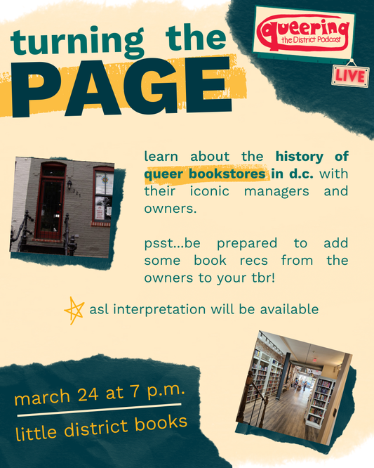 Live Taping of Queering the District Podcast