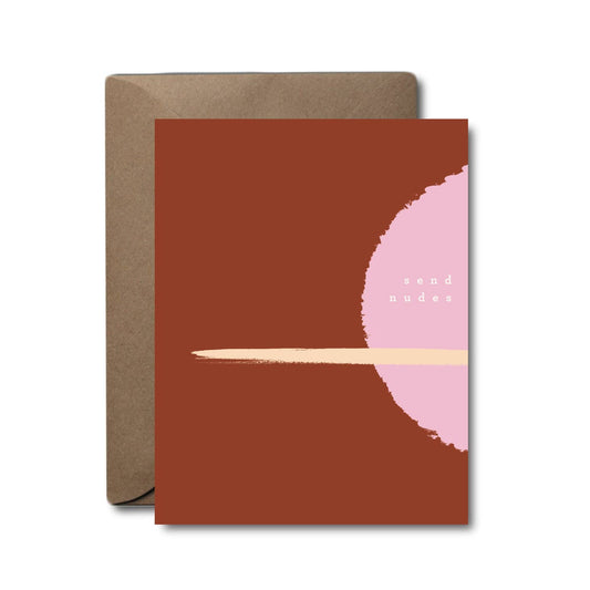 Send Nudes Greeting Card