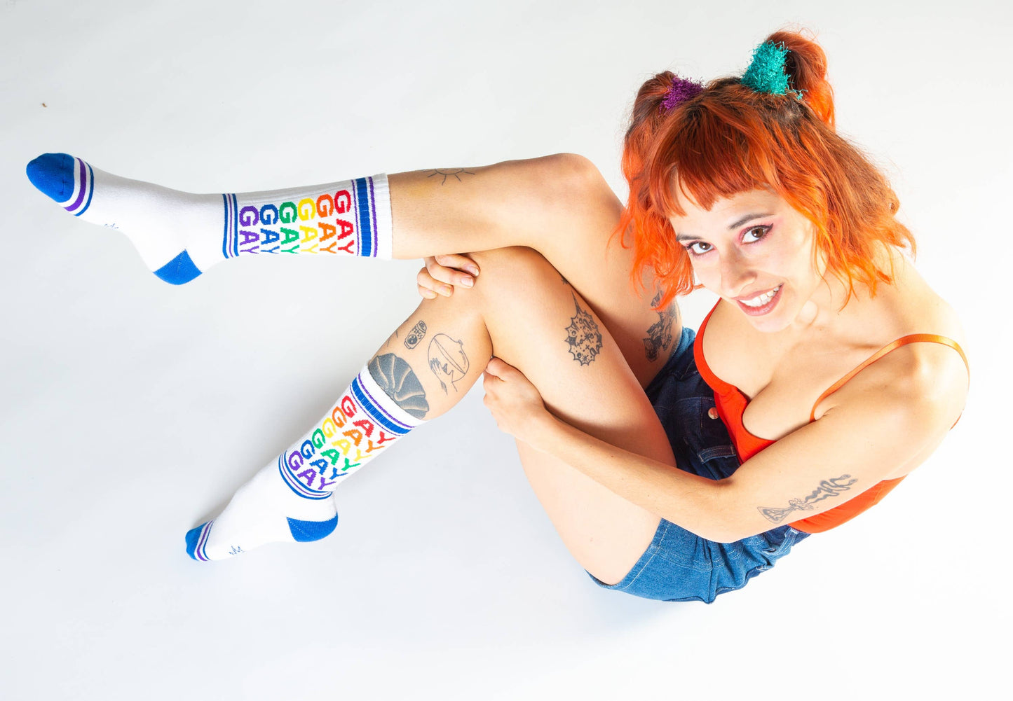 Rainbow Gay Crew Socks