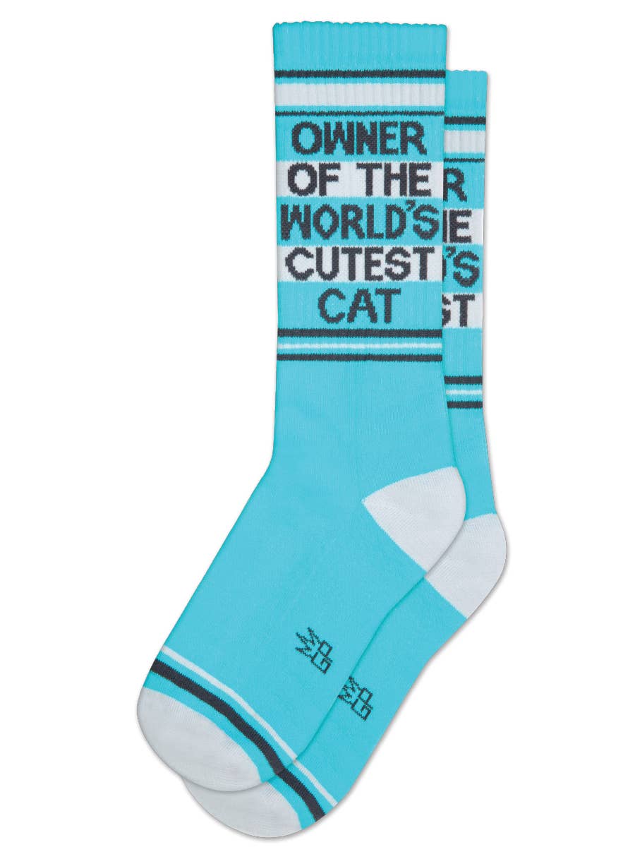 Owner of the World's Cutest Cat Crew Socks