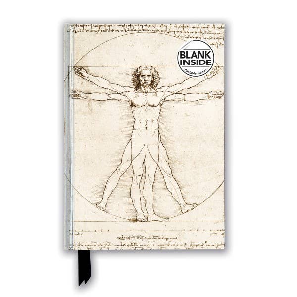 Leonardo Da Vinci: Vitruvian Man Blank Journal
