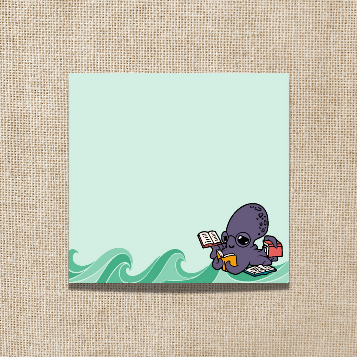 Lucky Octopus Note Reading Octopus Sticky Notes – Little District Books