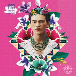 Frida Kahlo: Pink Jigsaw Puzzle